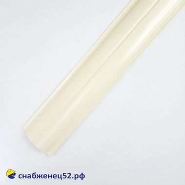 Штакетник Полукруглый Slim 0.45 РЕ RAL 1015 св. слоновая кость (0,9м)